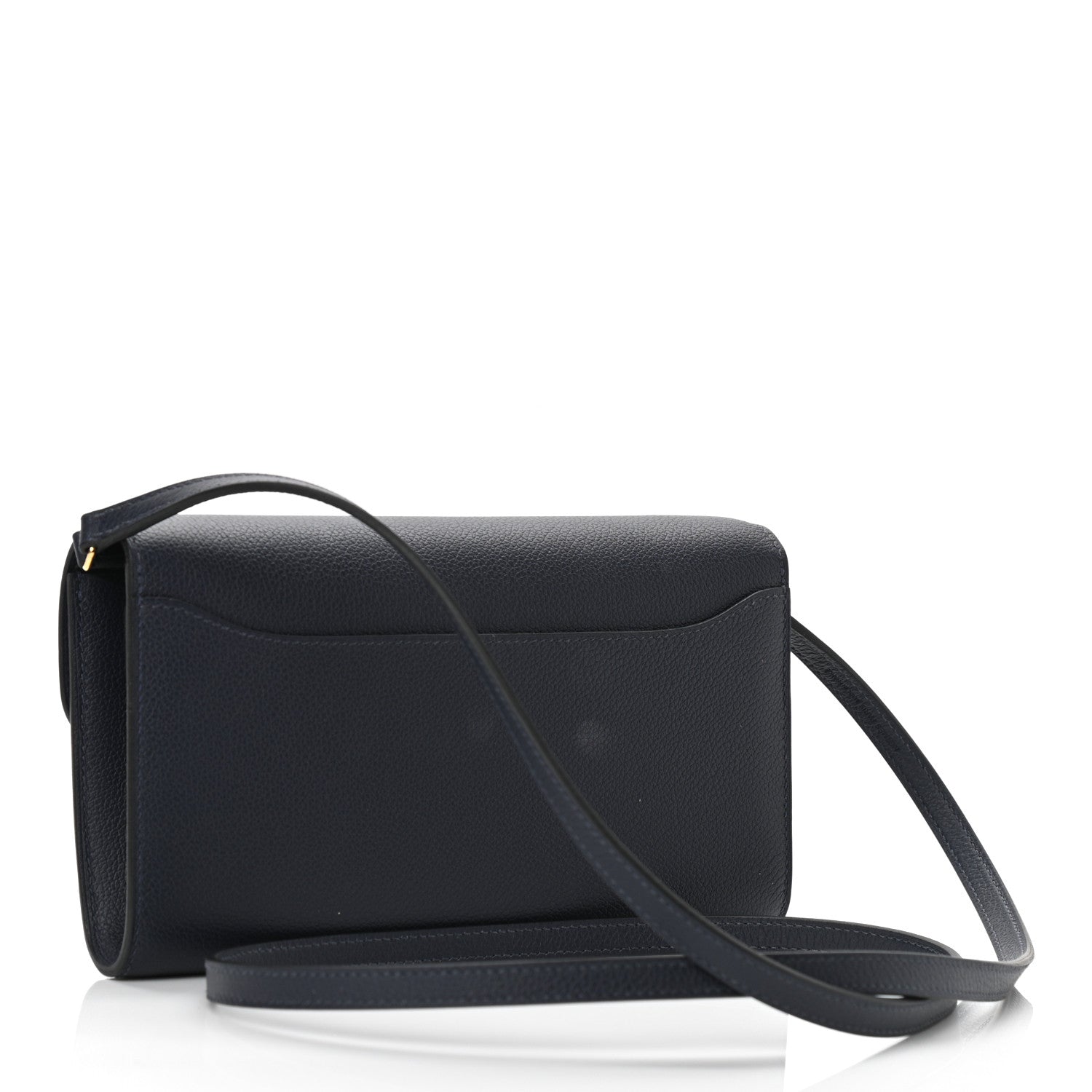 Hermes Evercolor Constance Wallet To Go Bleu Nuit 3 of 11