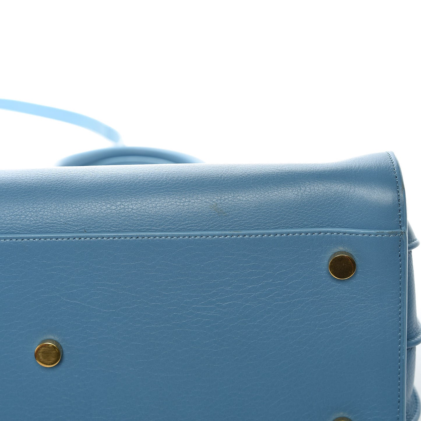 Grained Calfskin Small Sac De Jour Light Blue