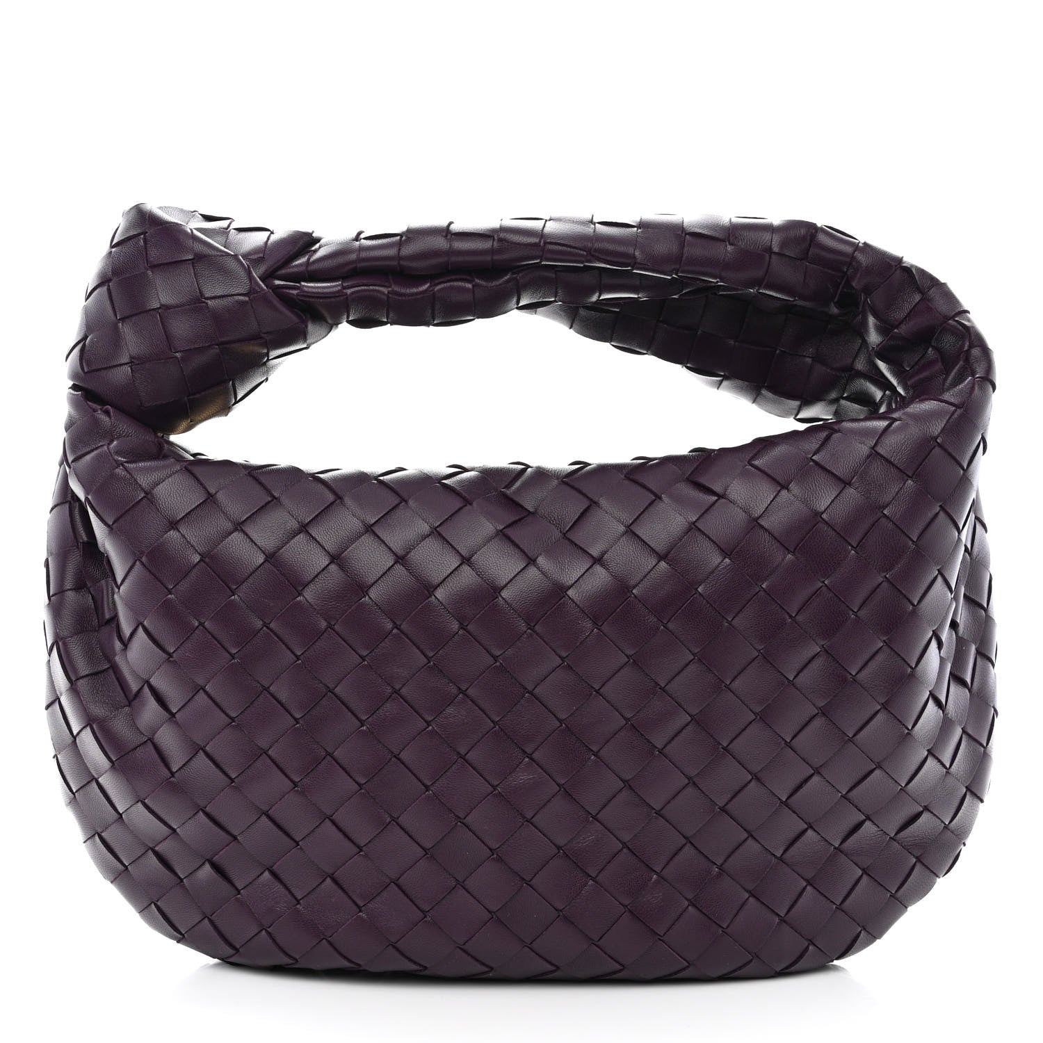 Bottega Veneta Nappa Intrecciato Teen Jodie Hobo Eggplant 1 of 10