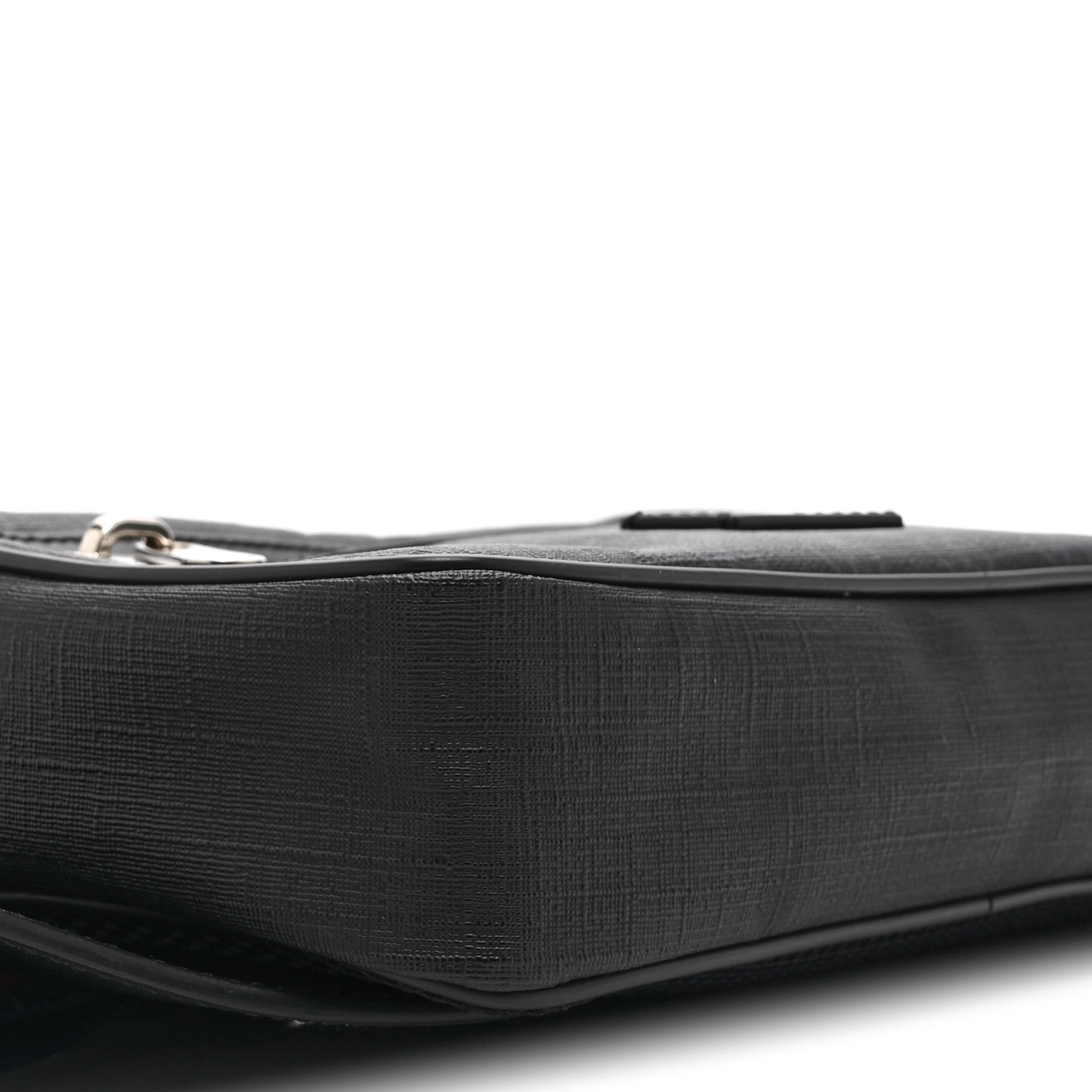 Gucci Soft GG Supreme Monogram Web Belt Bag Black Grey 10 of 11