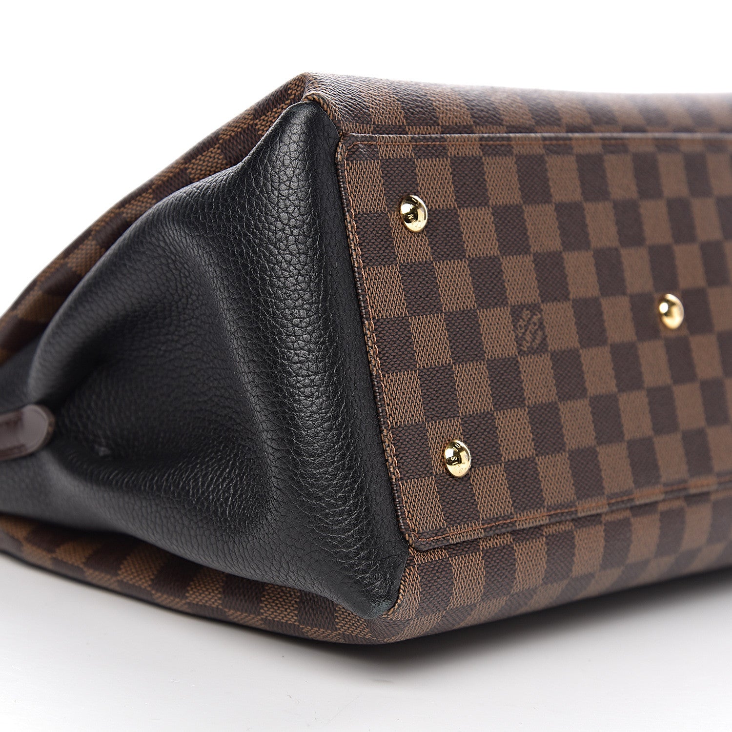 Louis Vuitton Cuir Taurillon Damier Ebene Normandy Black 7 of 9