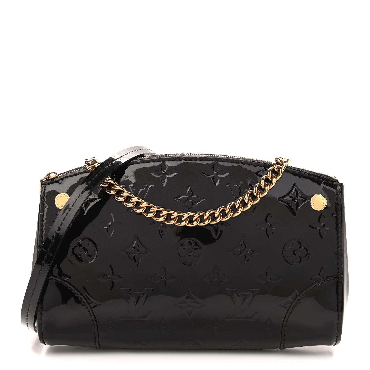 Louis Vuitton Vernis Santa Monica Clutch Noir Magnetique 1 of 9