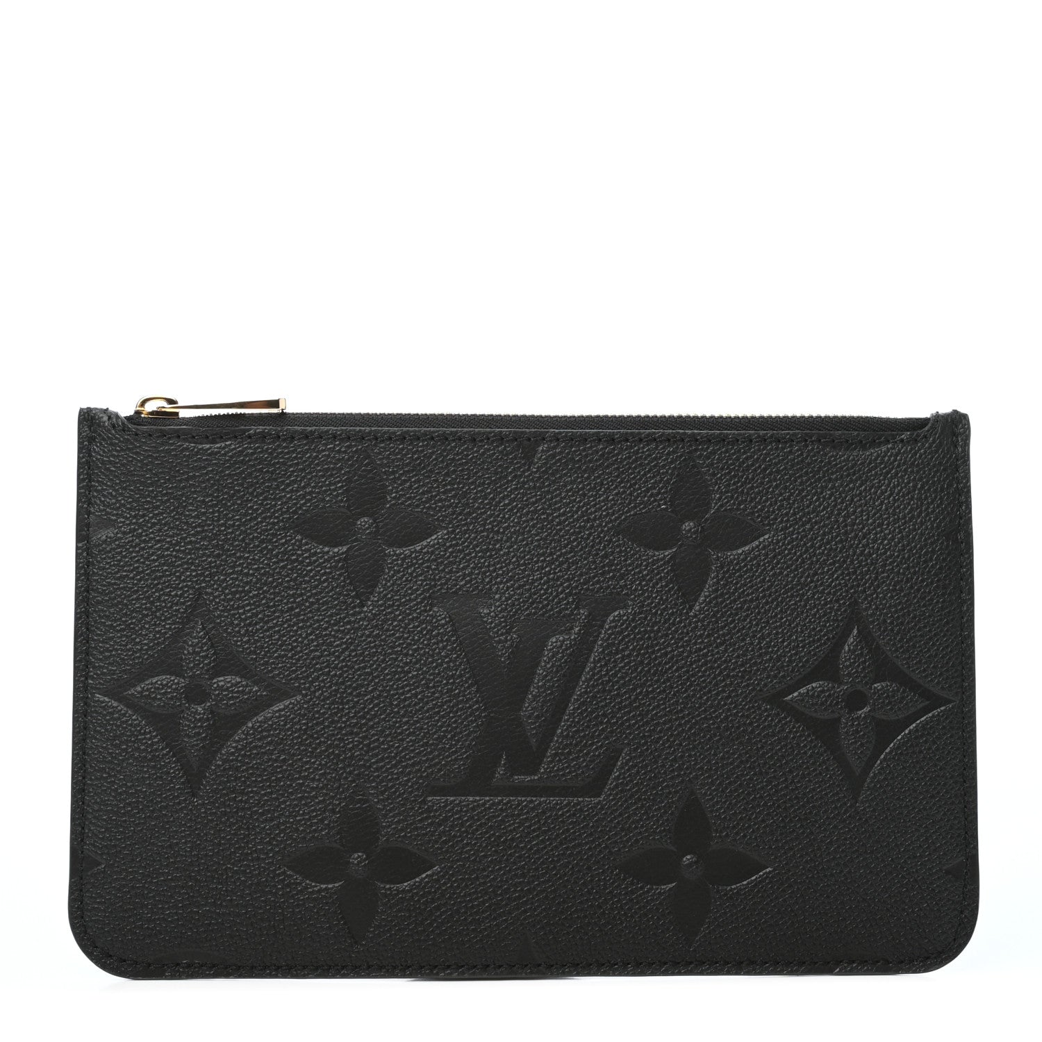 Louis Vuitton Empreinte Monogram Giant Neverfull MM Pochette Black 1 of 6