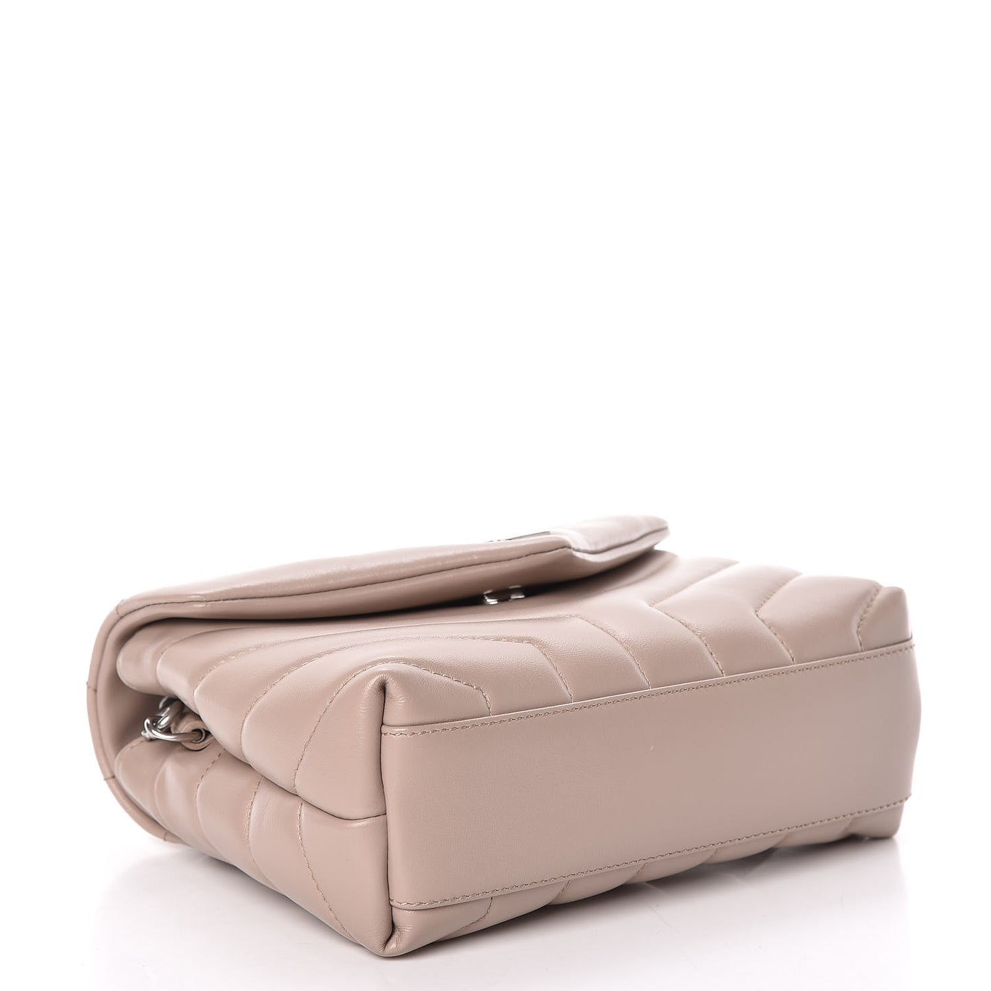 Calfskin Y Quilted Monogram Toy Loulou Satchel Light Natural