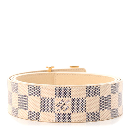 Louis Vuitton Damier Azur LV Initiales Belt 110 44 2 of 6