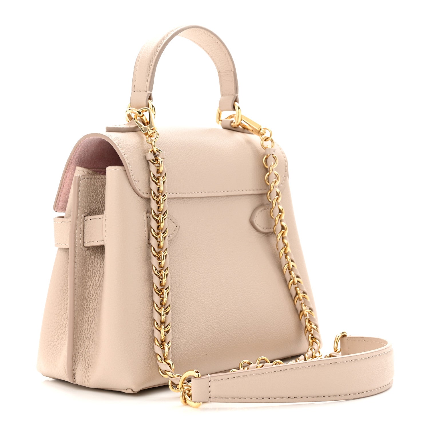 Louis Vuitton Soft Calfskin Mini Lockme Ever Greige 3 of 9