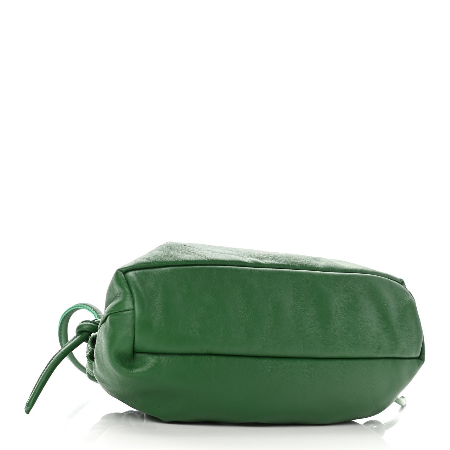 Lambskin Mini Cloud Clutch Green