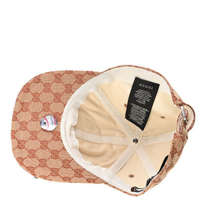 Gucci X MLB Monogram LA Dodgers Baseball Hat 57-61 Beige Ruggine 5 of 5