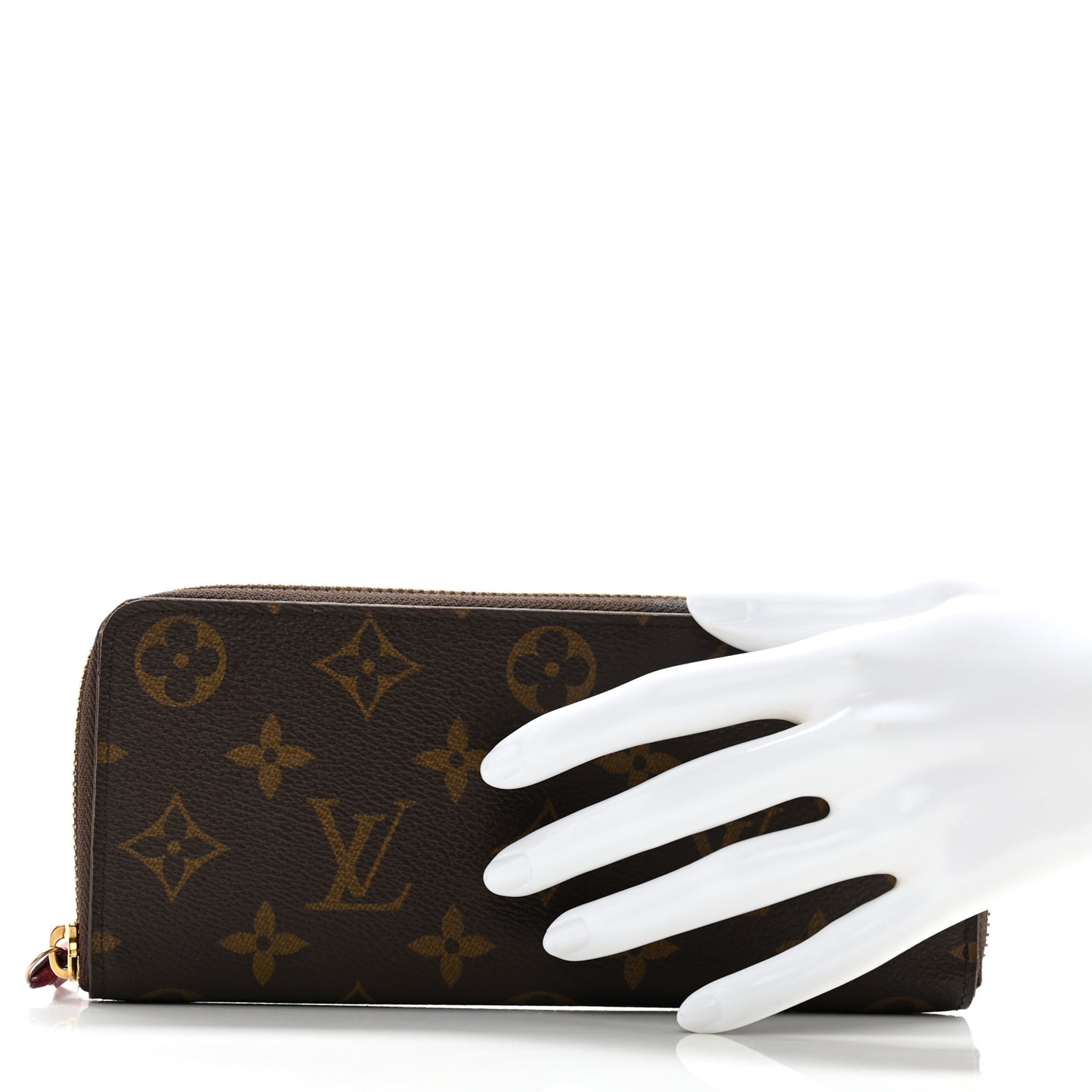 Monogram Clemence Wallet Fuchsia