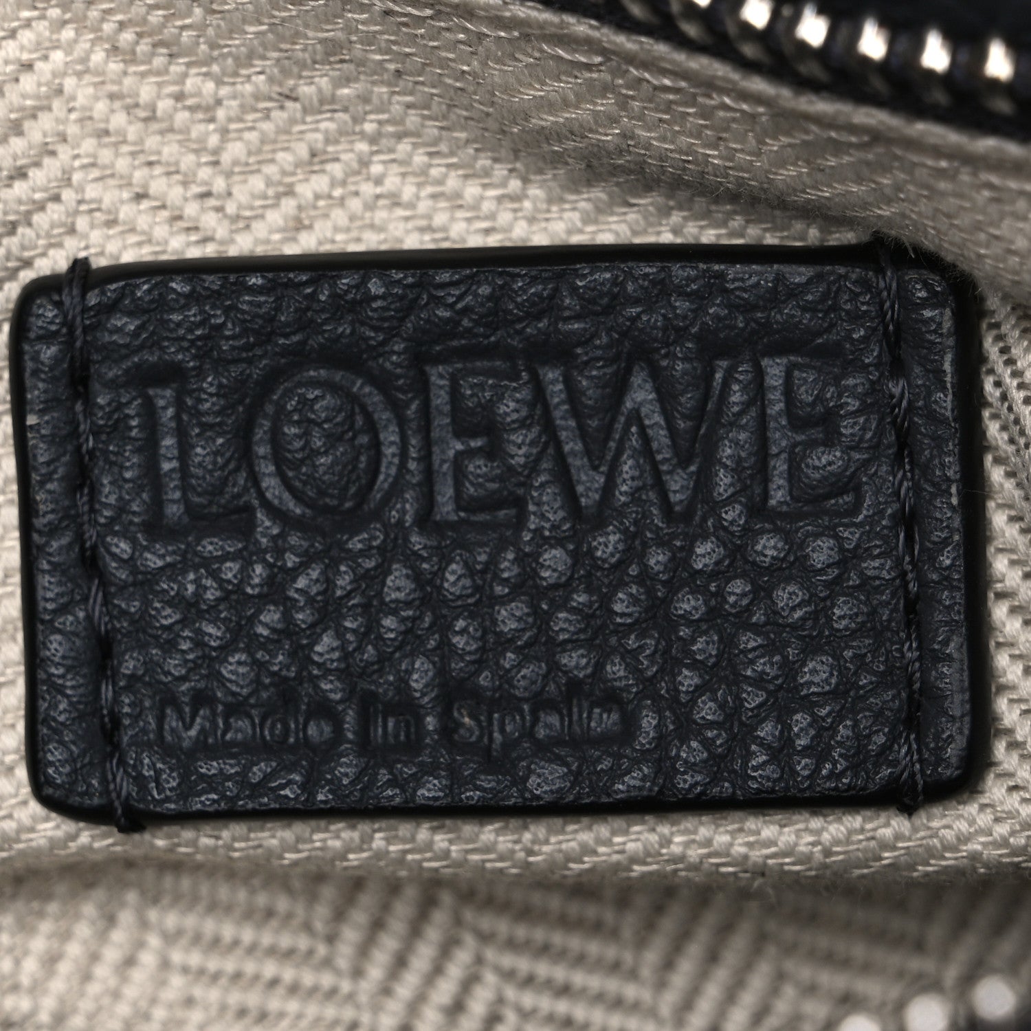 Loewe Calfskin Small Puzzle Bag Dark Grey 6 of 9