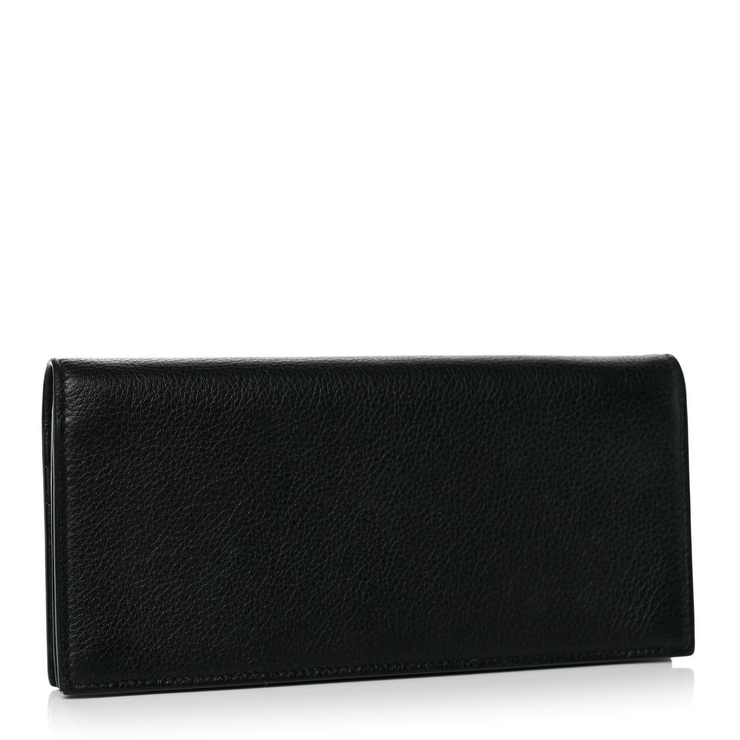 Calfskin Tiny Monogram Cassandre Wallet Black