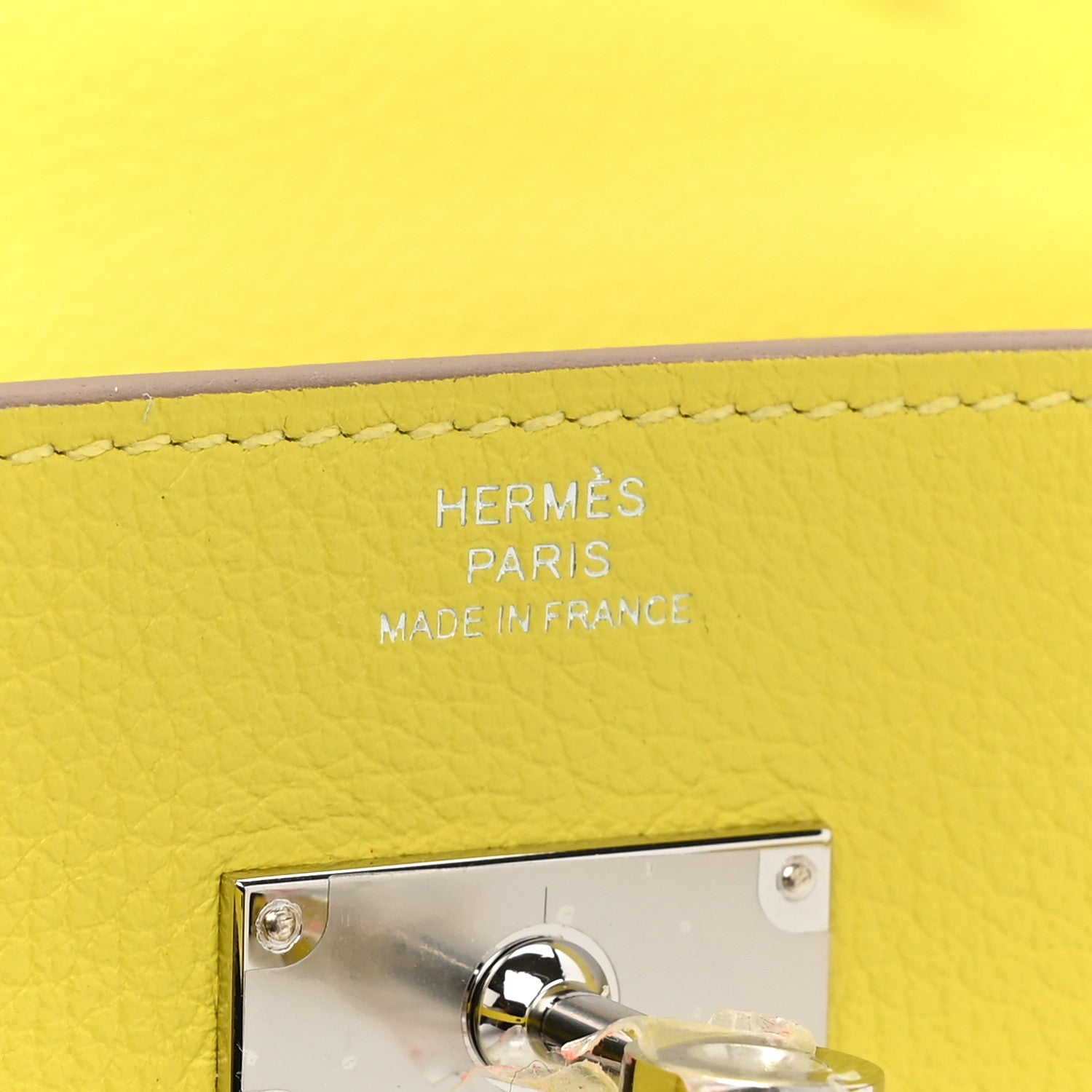 Hermes Evercolor Kelly Wallet To Go Lime 8 of 11