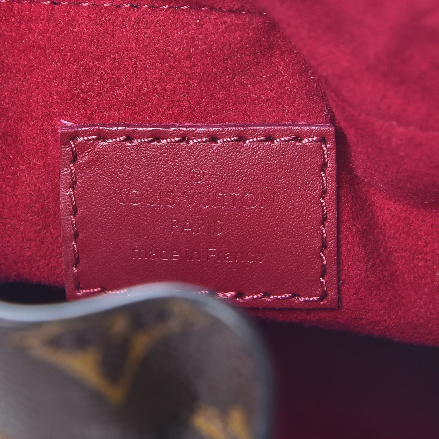 Louis Vuitton Monogram Pouch Noe Fuchsia 6 of 7