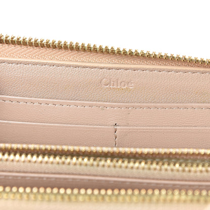Chloe Metallic Calfskin Zip Around Wallet Gold 5 of 13