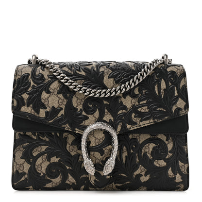 Gucci GG Supreme Monogram Arabesque Medium Dionysus Shoulder Bag Black 1 of 12