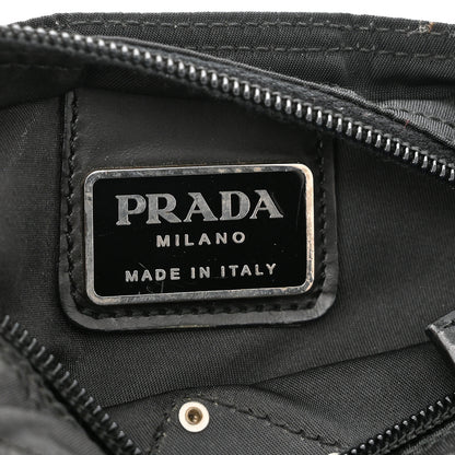 Prada Tessuto Nylon Messenger Bag Black 5 of 9