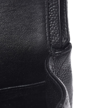 Chanel Caviar Quilted Medium Double Flap Black 15 of 25