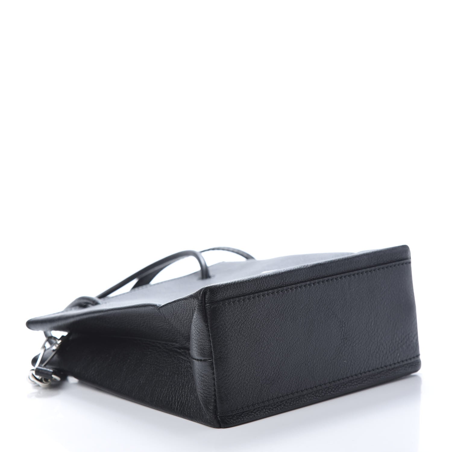 Balenciaga Calfskin Logo XXS Shopping Tote Black 4 of 10