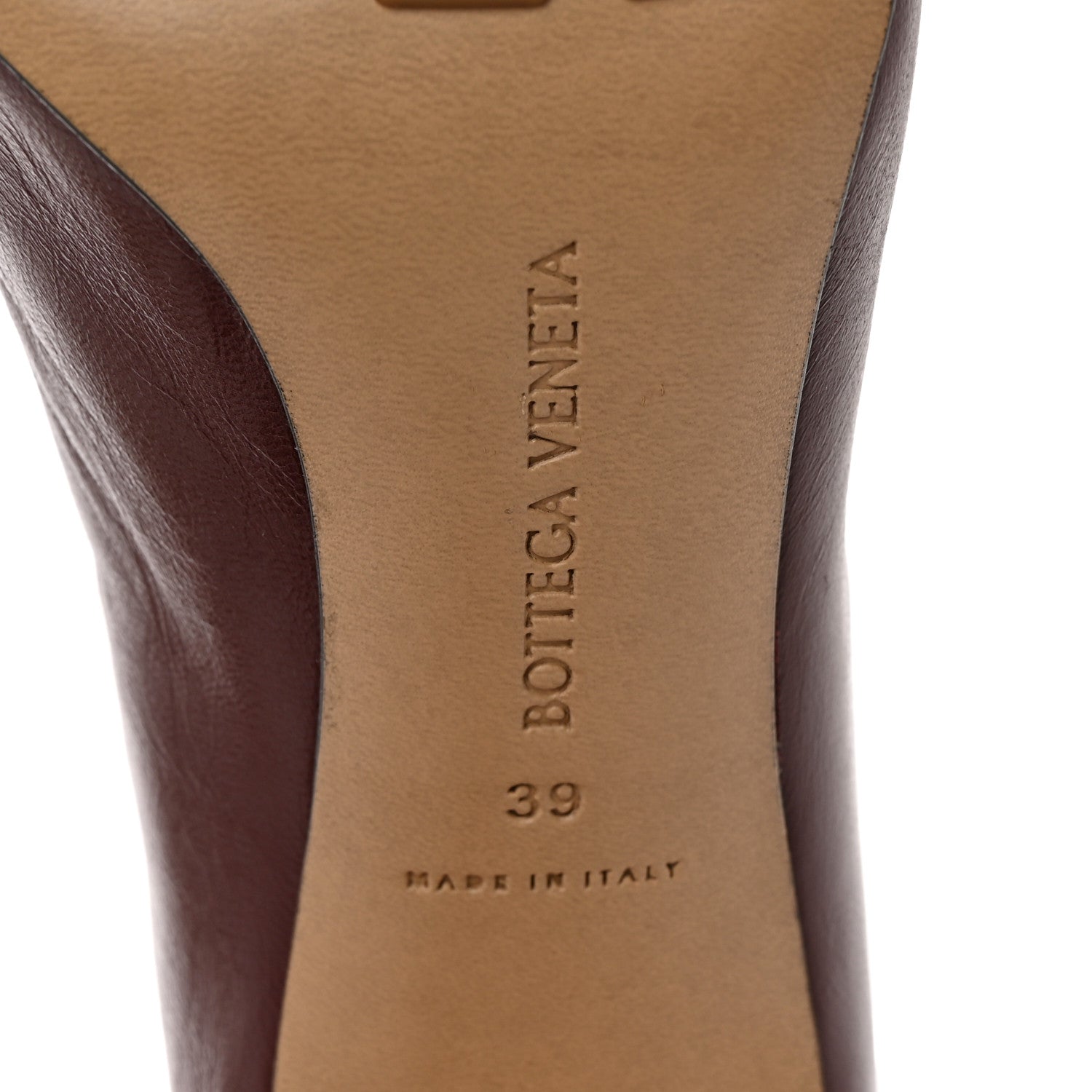 Bottega Veneta Nappa Spritz Pumps 39 Cherry 6 of 11