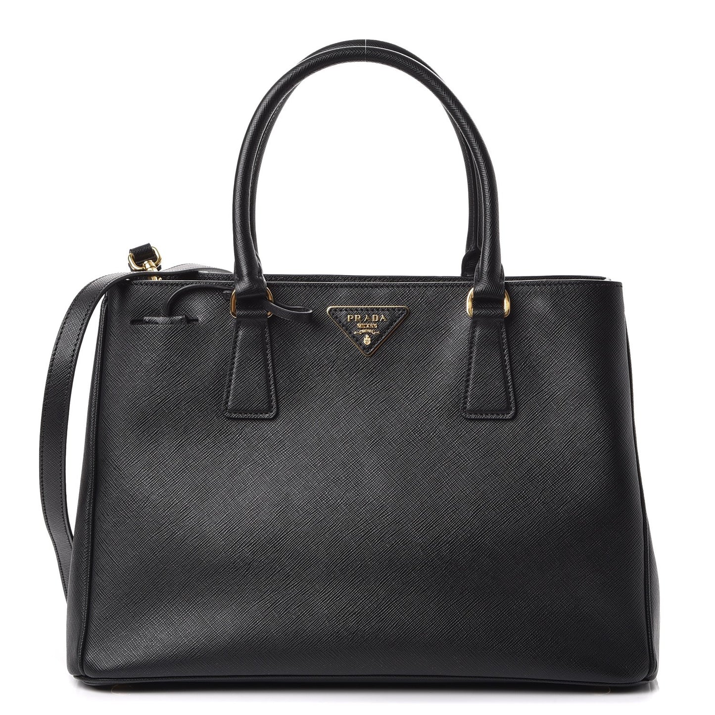 Saffiano Lux Small Tote Nero Black