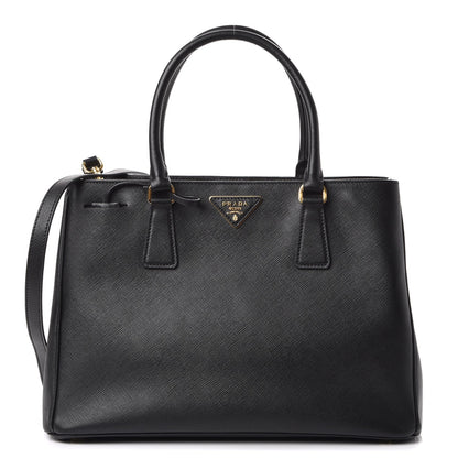 Prada Saffiano Lux Small Tote Nero Black 1 of 9