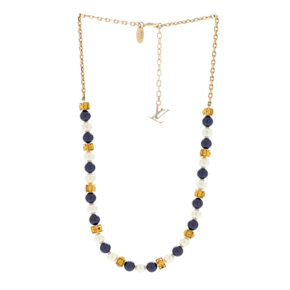 Louis Vuitton Pearl Crystal Cry Me A River Short Necklace 3 of 4