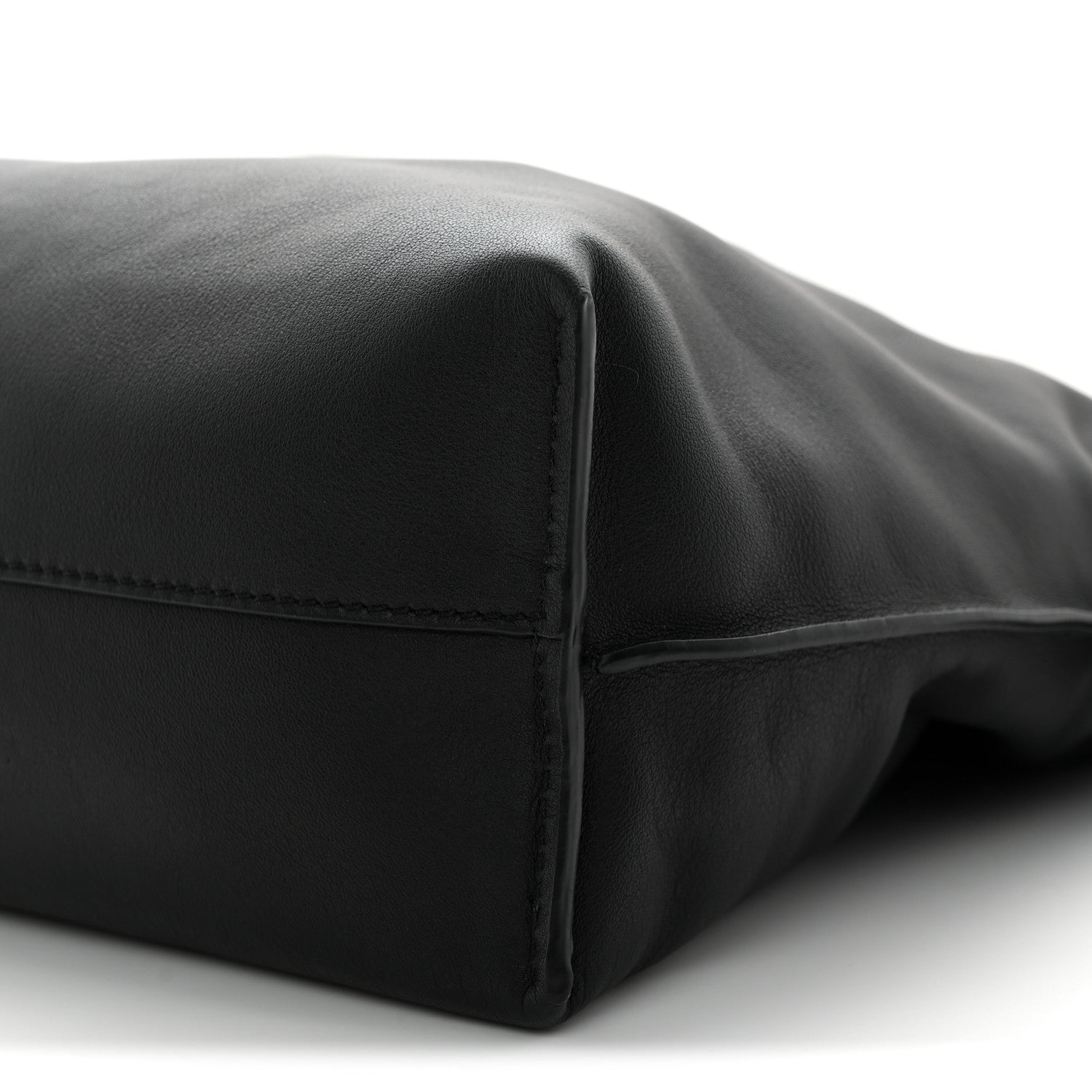 Loewe Nappa Medium Flamenco Knot Bag Black 1889221 – FASHIONPHILE