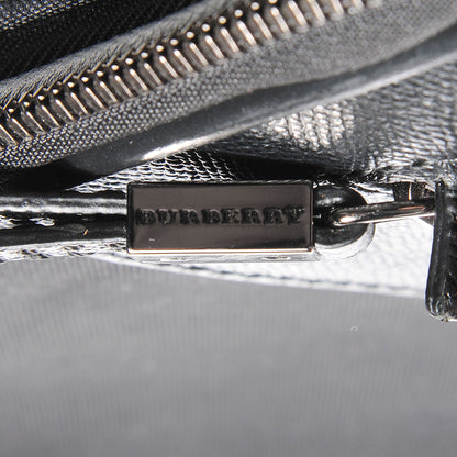 Burberry Smoked Check Carry-On Suitcase Black 8 of 10