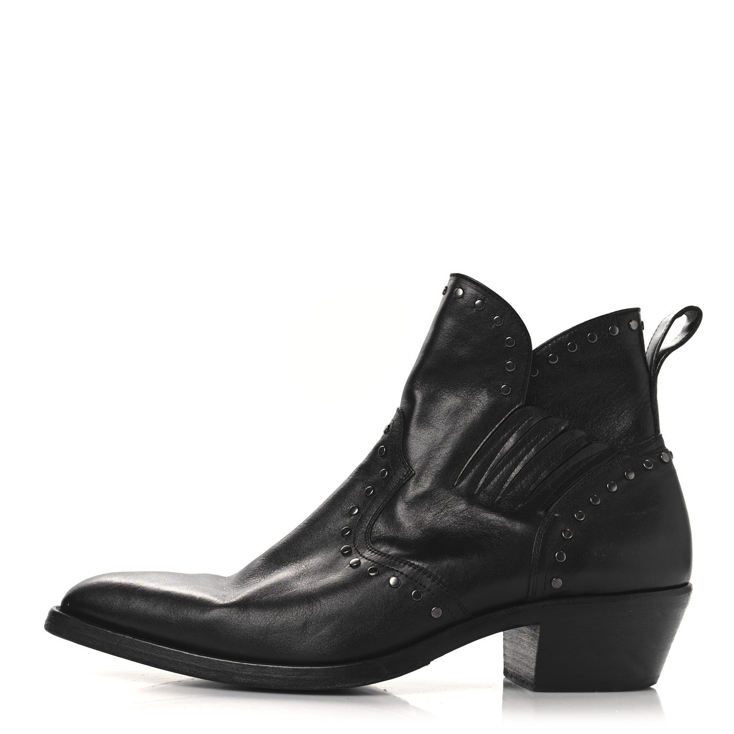 Saint Laurent Paris Dakota 50 スタッズ ブーツ Saint Laurent Calfskin Dakota 50 Stud Bootie 44 Black 1713554