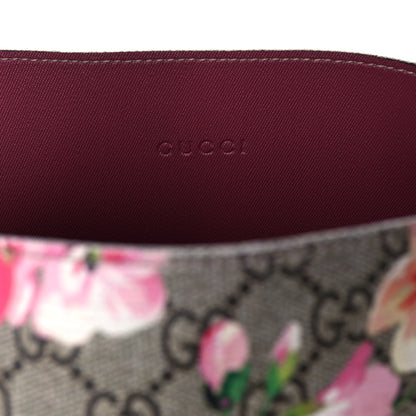 Gucci GG Supreme Monogram Blooms Large Reversible Tote Beige Multicolor Dry Rose 4 of 28