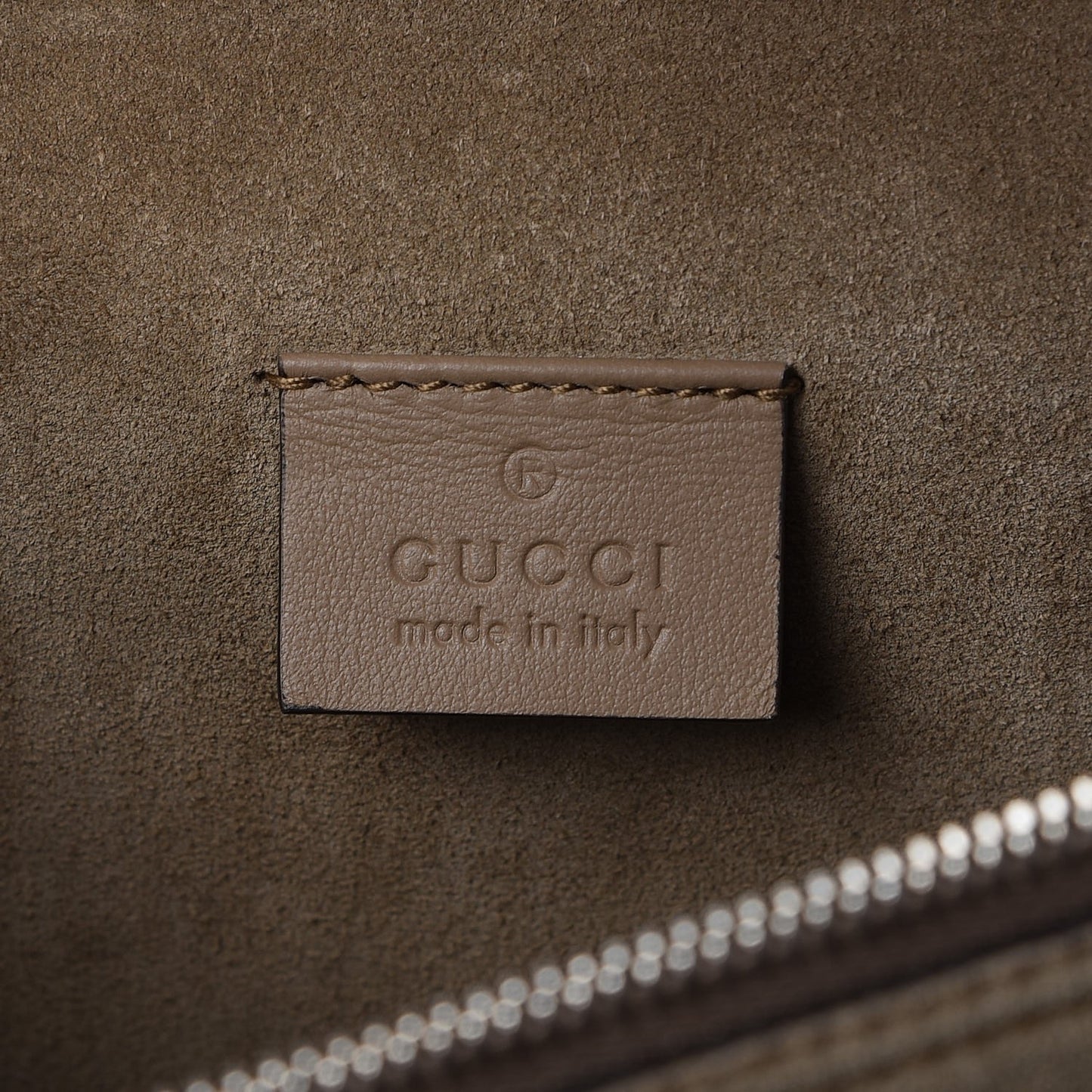 GG Supreme Monogram Medium Dionysus Shoulder Bag Taupe
