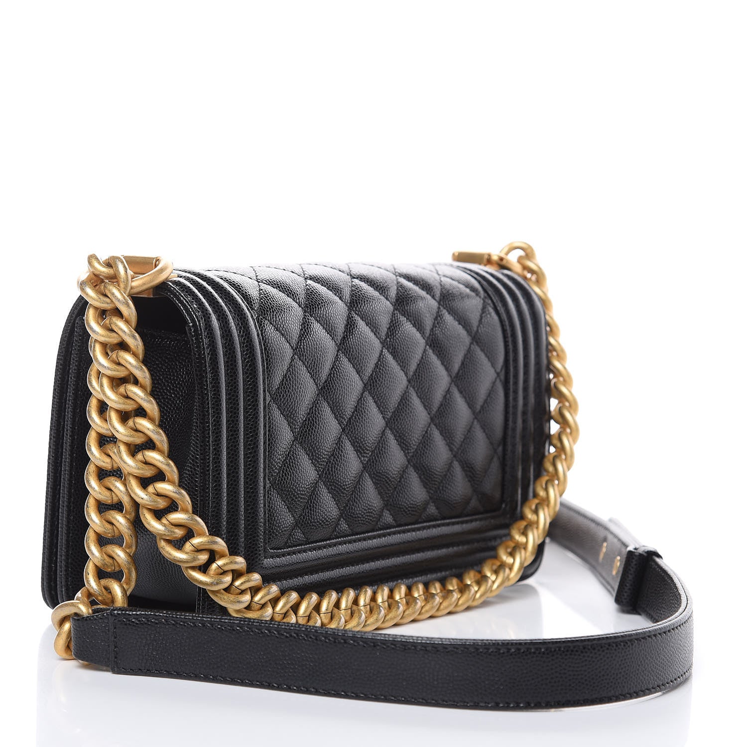 Chanel Caviar Quilted Small Boy Flap Black 3 of 10