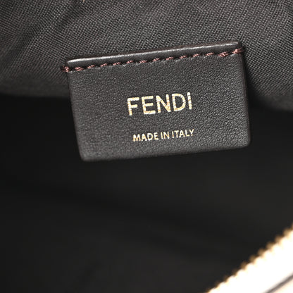 Fendi Vitello Grace Matte Small Fendigraphy Hobo Bag White Ice 6 of 10
