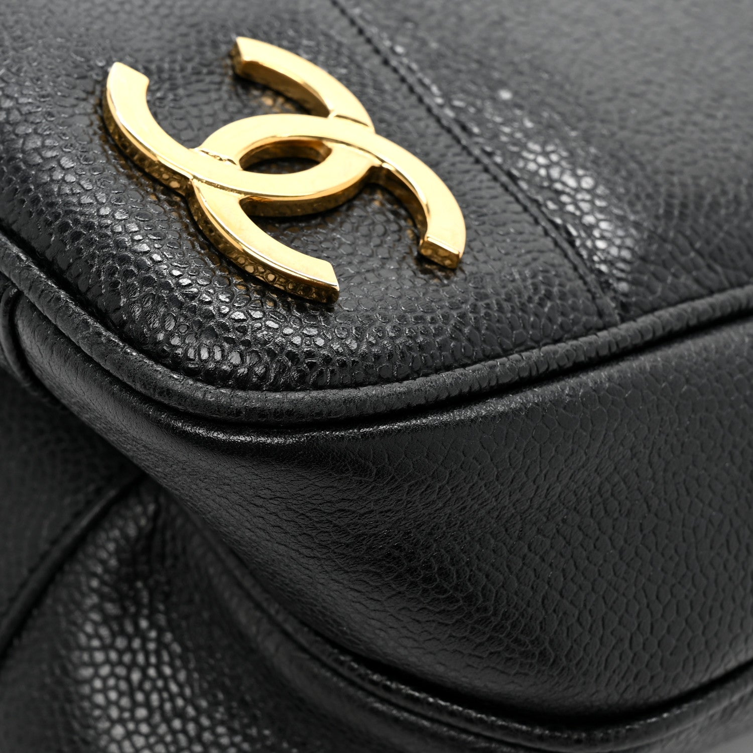 Chanel Caviar Triple CC Shoulder Bag Black 16 of 16