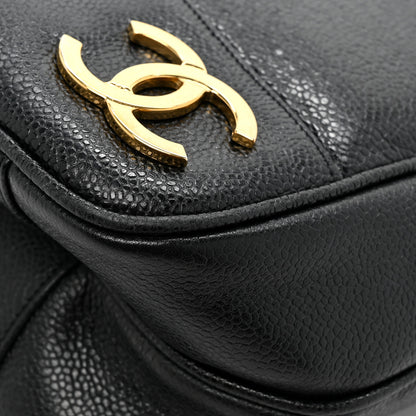 Chanel Caviar Triple CC Shoulder Bag Black 16 of 16