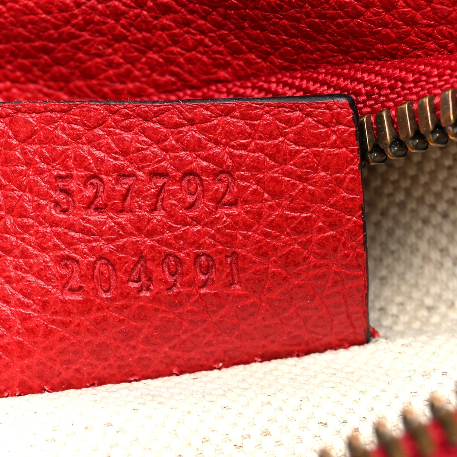 Gucci Grained Calfskin Small Logo Belt Bag Hibiscus Red 7 of 10