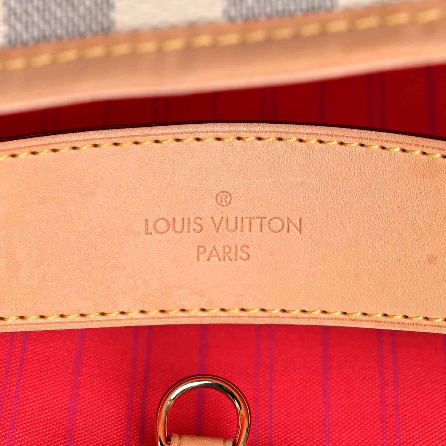 Louis Vuitton Damier Azur Delightful PM Pink 8 of 11