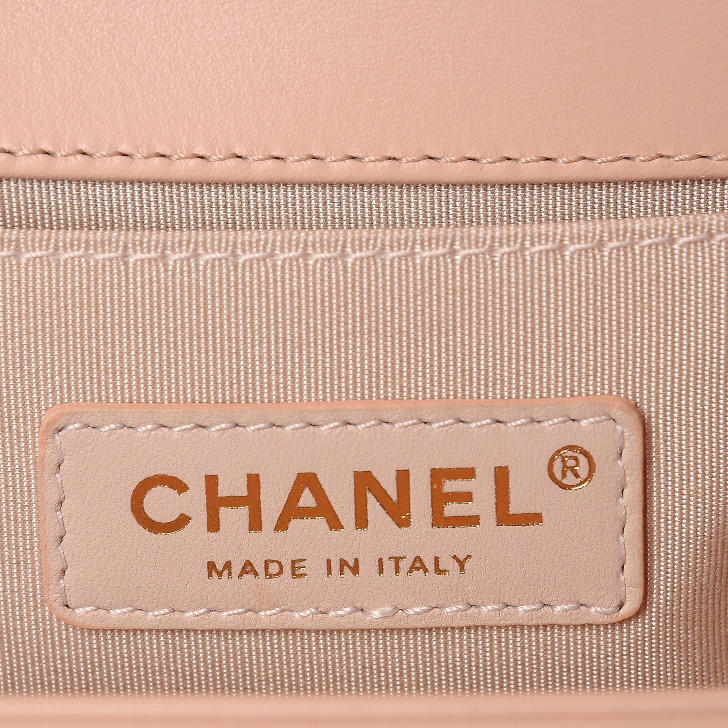 Chanel Calfskin Painted Chevron Embossed Medium Boy Flap Pink 6 of 9