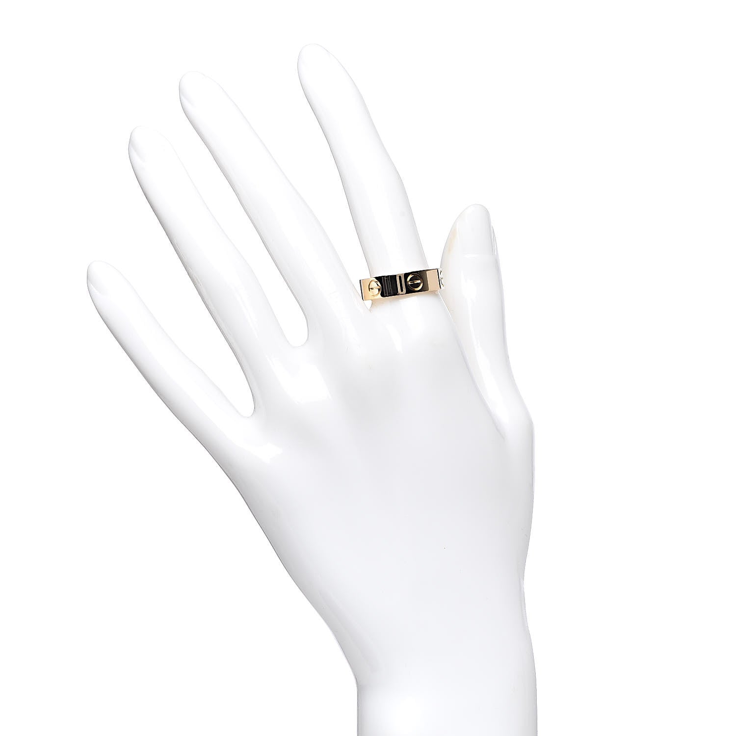 Cartier 18K Yellow Gold 5.5mm LOVE Ring 56 7.5 2 of 4