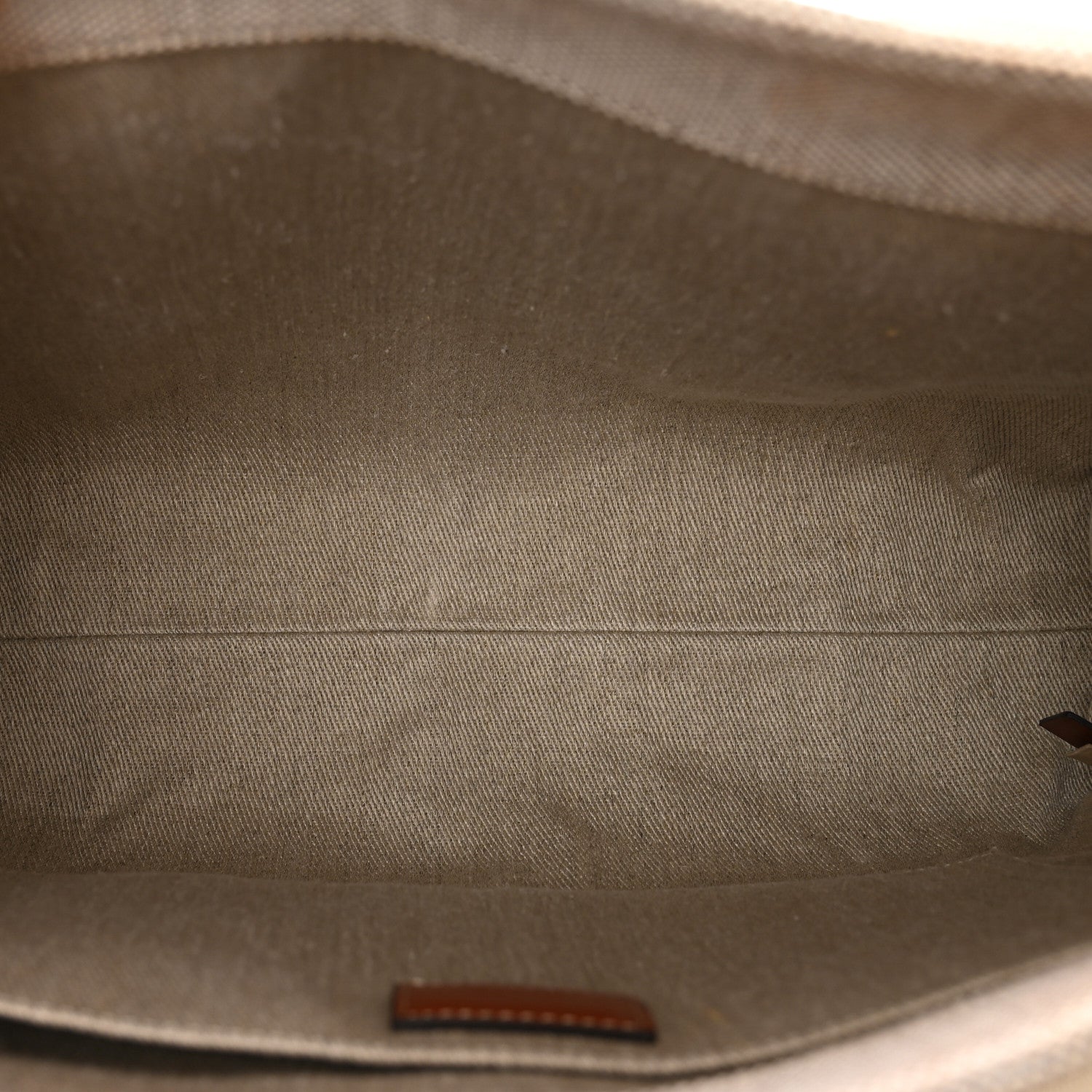 Chloe Cotton Calfskin Medium Woody Ribbon Tote White Brown 6 of 11
