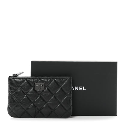 Chanel Aged Calfskin Quilted Small Reissue Cosmetic Case So Black 8 of 8