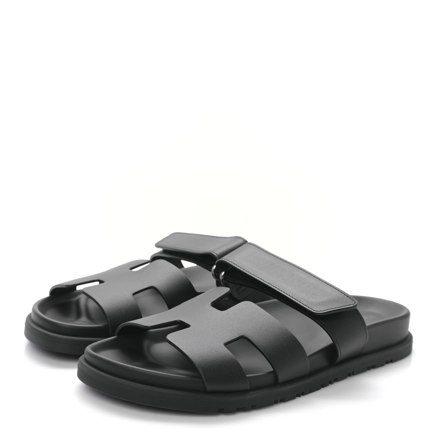 Calfskin Womens Chypre Sandals 37 Black