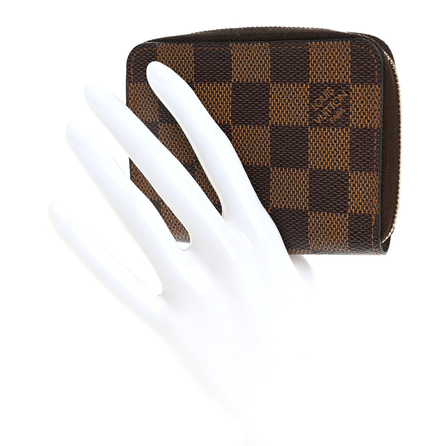 Louis Vuitton Damier Ebene Zippy Coin Purse 2 of 11