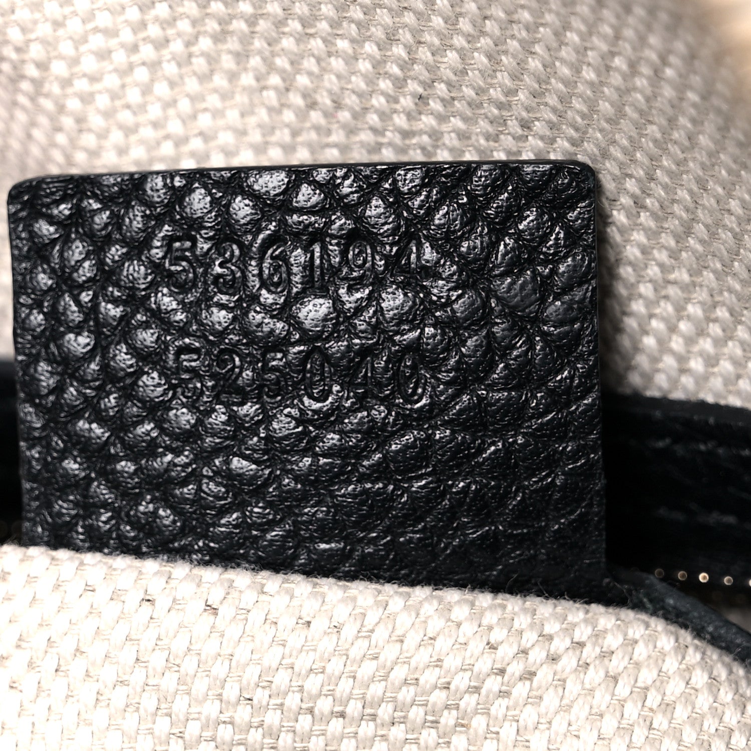Gucci Pebbled Calfskin Large Soho Hobo Black 7 of 20