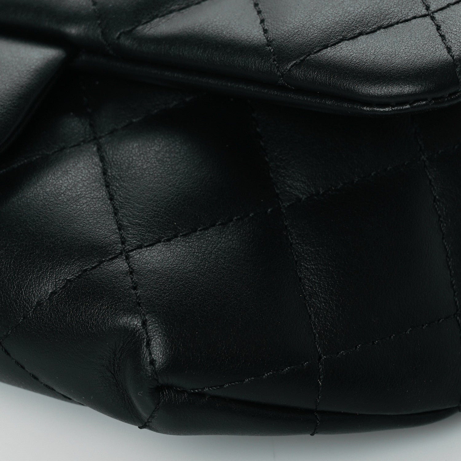 Chanel Calfskin Quilted CC Uniform Flap Belt Bag Black 11 of 11