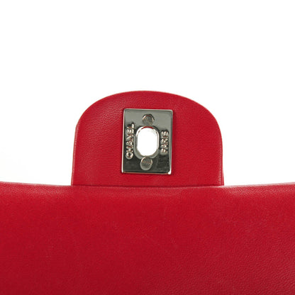 Chanel Lambskin Quilted Mini Rectangular Flap Red 6 of 8