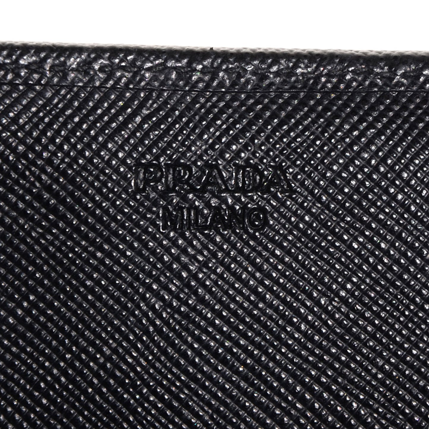Saffiano Bow Wallet Nero Black