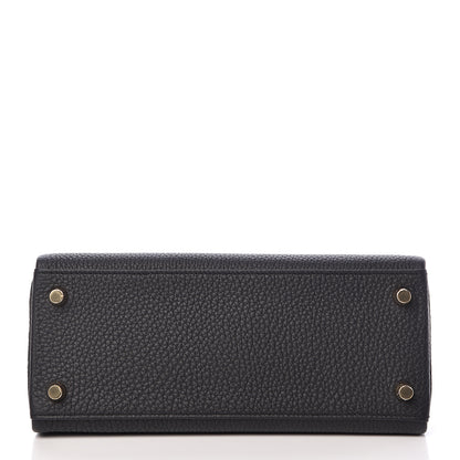 Hermes Togo Kelly Retourne 25 Black 7 of 40