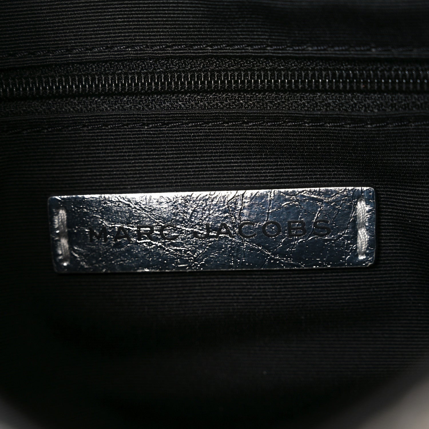 Marc Jacobs Crinkled Calfskin Crusier Crescent Bag Silver 6 of 9