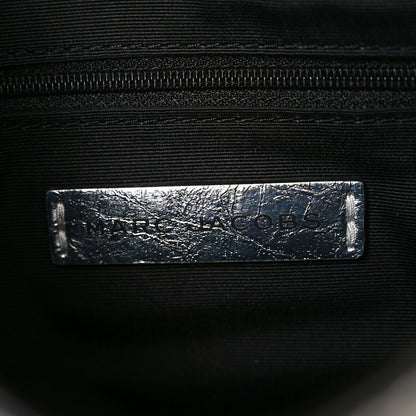 Marc Jacobs Crinkled Calfskin Crusier Crescent Bag Silver 6 of 9